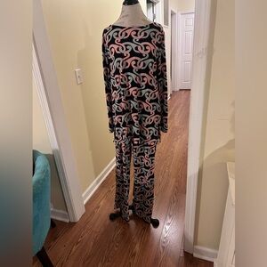 Brooks brothers Stylish Pink and navy  Patterned Lounge Set